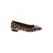 Tory Burch Flats: Brown Animal Print Shoes - Women's Size 6