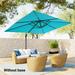 Latitude Run® Himadri 138" x 108" Rectangular Cantilever Umbrella w/ Crank Lift Counter Weights Included | 106.3 H x 138 W x 108 D in | Wayfair