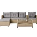 Red Barrel Studio® Macartney 70.53" Wide Outdoor Patio Sectional Set w/ Cushions | 29.93 H x 70.53 W x 53.13 D in | Wayfair