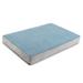 Tucker Murphy Pet™ Cubbi Sherpa Dog Bed - Supportive Memory Foam & Waterproof Liner, Small - Blue & Grey in Gray/Blue | 4 H x 24 W x 36 D in | Wayfair