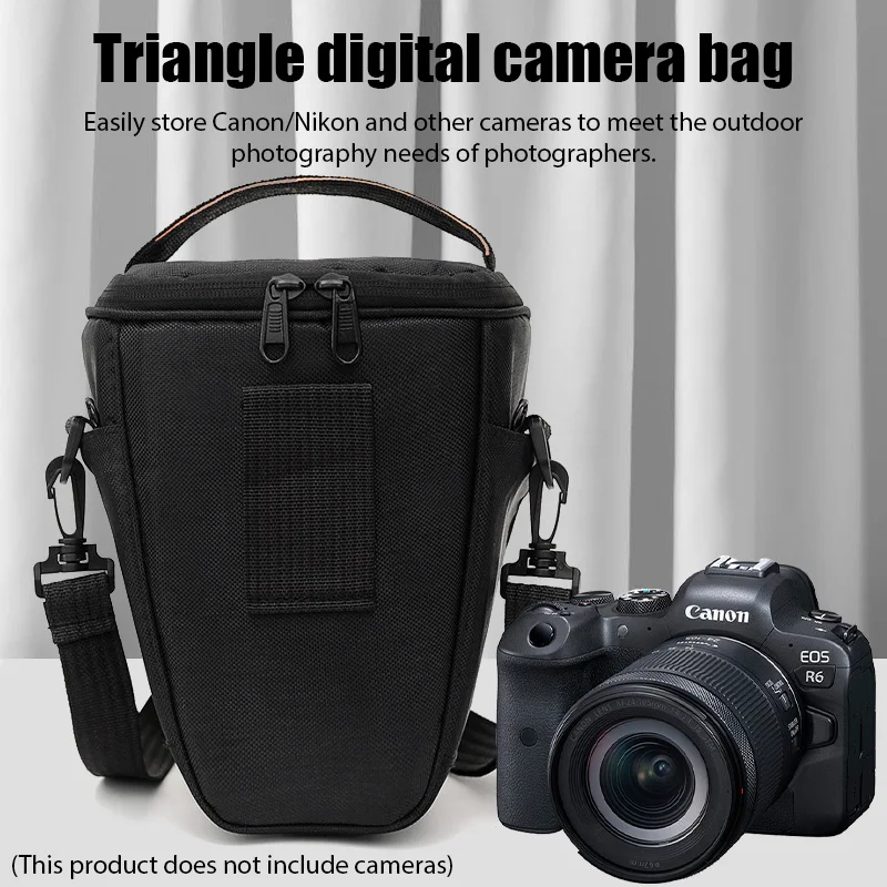 Kamera DSLR Soft Bag Wasserdichte Kameratasche für Canon Nikon Sony SLR Nylon Fotokamera Sling Bag Schulter Cross Digital Case