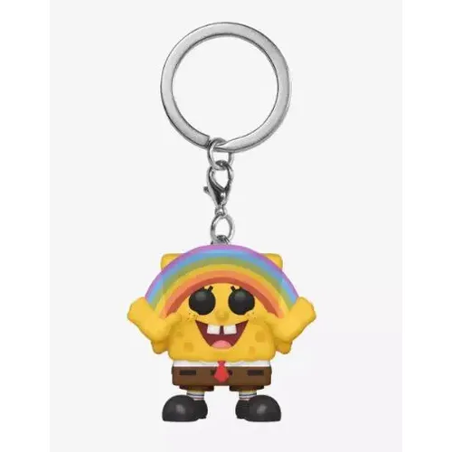 SpongeBob Regenbogen Schlüssel bund Vinyl Puppen Figur Spielzeug