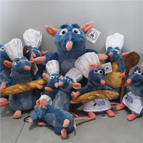 1 Stück Disney Ratatouille Remy Maus Hand mit Brot Plüsch tier weiche Stofftiere Kinderspiel zeug