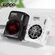 Zippo Smart Electronic Touch Screen Black and White Future System Recharge de montre Briquet