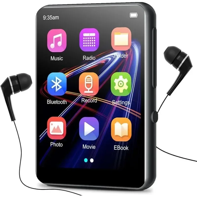 32GB BT 5,0 Touchscreen Musik-Player tragbarer MP3-Player mit Lautsprecher High Fidelity verlustfreie Klang qualität MP3-Player Image