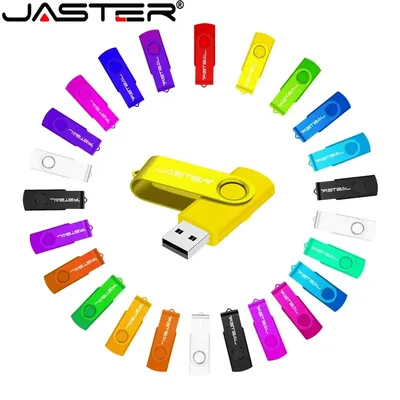 JASTER USB 2.0-Flash-Laufwerke aus Kunststoff, 128 GB, Business-Stick, 64 GB, inklusive Image