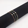 Bracelet goutte bohème pour femme bracelet élégant document en or acier inoxydable JoLadies