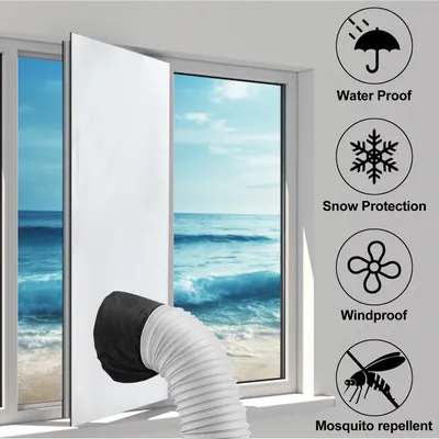 2m/3m universelle Fenster dichtung für tragbare Klimaanlage und Wäsche trockner AC Fenster dichtung