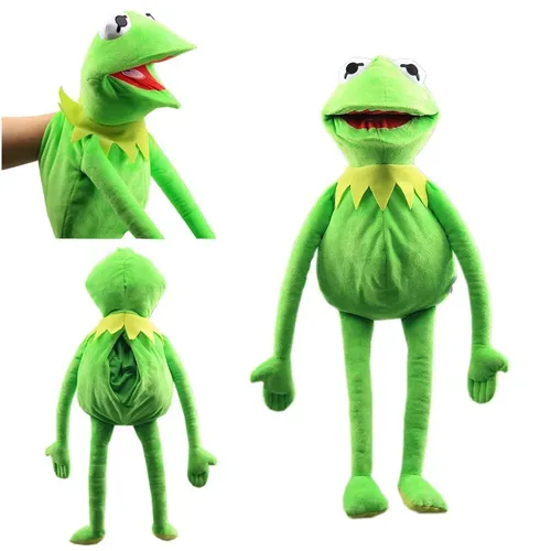 Kermit der Frosch Plüschtiere Handpuppe Bauchrequisiten Leistung Requisiten Kermit Frösche Rucksack
