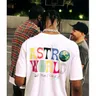 T-shirt Cantum Jack ASTROWORLD pour Homme et Femme Streetwear Hip Hop 100% Coton avec Lettres