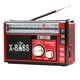 New RX-381 LED lighting portable wireless bluetooth speaker AM FM SW multi-band radio speaker with