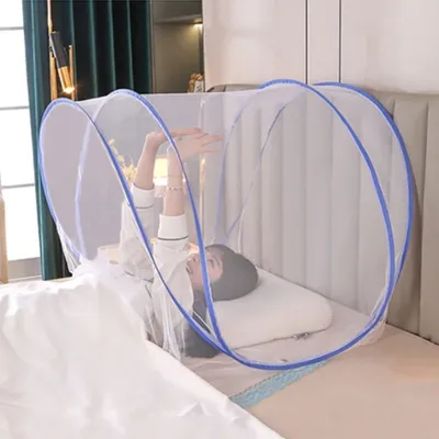Travel Head Mosquito Net Large Folding Portable For Single Bed Adjustable Princess Anti-mosquito Net Cover 2024 New Summer.