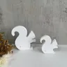 3D fai da te simpatico scoiattolo stampo per candele in Silicone animale scoiattolo cera di soia