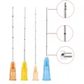 Cannula a punta smussata 18G 21G 22G 23G 25G 30G 27 g70mm Micro Cannula ago a punta smussata in