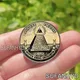 1 Pcs Stainless Vintage Free Mason Brooches Masonic Symbol Freemason Glass Dome Pins Backpack Badge