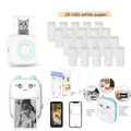 Mini Printer Portable Thermal Paper 20 Rolls Inkless Bluetooth Wireless Impresora Android IOS