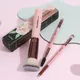 MAANGE 3pcs Makeup Brushes Set Foundation Brush Complexion Brush Cream Eye Shadow Brush Set Gift for