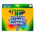 Crayola Washable Markers Broad Line Assorted Classic Colors Box Of 12 Coloring Gifts for Adults