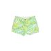 Lilly Pulitzer Khaki Shorts: Green Bottoms - Women's Size 0 - Stonewash
