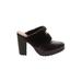Hunter Mule/Clog: Burgundy Shoes - Women's Size 8