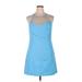 Lilly Pulitzer Cocktail Dress - Mini: Blue Dresses - Women's Size 14