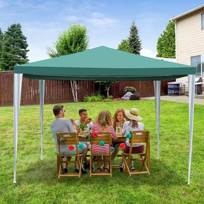 Pavillon 3x3m Wasserdicht Partyzelt UV-Schutz Gartenzelt Gartenpavillon mit 4 Seitenteilen Material Image