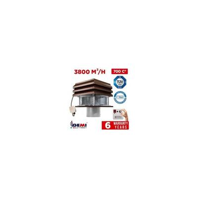 Gemi Elettronica - Rauchsauger Für Runden 20 Cm Kamin Schornstein Ventilator Abzugsventilator Image