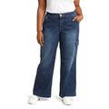 'ab'solution High Waist Wide Leg Cargo Jeans