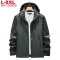 Plus Size 8xl Taglia 8xl 7xl 6xl Giacca impermeabile da uomo Giacche da esterno Large Autunno Inverno Capispalla antivento Giacca a vento Cappotto Uomo