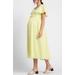Broderie Anglaise Maternity/nursing Midi Dress