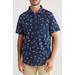 Patriot Palm Tree Short Sleeve Button-up Shirt