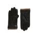 Leather Cashmere Cuff Gloves