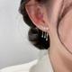 1 Pair Stud Earrings Drop Earrings For Women's Party Evening Gift Date Alloy Fancy Fashion Diamond Star