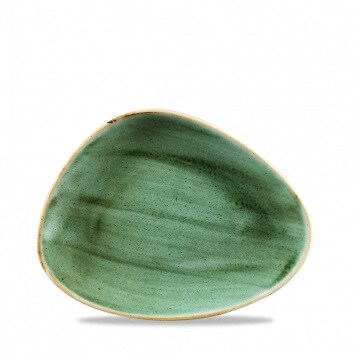Churchill 12 x Platte dreieckig 26,5x20,5cm STONECAST samphire green Image
