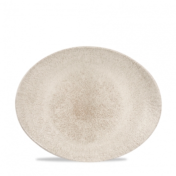 Churchill 12 x Platte oval coup 27x22,9cm RAKU agate grey Image