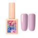 DIY Nail Lacquer Easy Peel Nail Lacquer Top & Base Coat Water Based Nail Lacquer And Ladies Girl Decorative Products Solid Nail Lacquer 15ml