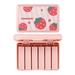 Abkekeiui Cute Little Strawberry 6 Nude Lipstick Mini Long Lasting Lipstick Lipstick Long Lasting Lipstick Lip Gloss