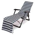 GURAN Towel Beach Stripe Chair Cover Printed Polyester Cotton Beach Towel Towels Polyester Bath Towels Sandproof large beach towels Quick Dry Summer Beach Towel for Bath Beach Travel Swimming Pool