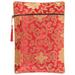 Brocade Embroidery Bag Buddhist Scripture Wrapping Pouch Chinese Style Bag for Temple