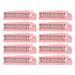 Tersalle 10pcs Foldable Hair Comb Portable Shaping Multi Functional Folding Comb for Hairdressing Pink