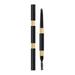 Jhomerit Eyebrow Pencil Dark Brown Eyebrow Pencil Eyeliner Double Head Eye Brow Pencil with Eyebrow Brush Easy To Color Long Lasting Eye Liner Pen for Women Eye Makeup (B )