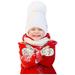 Toddler Kids Winter Knit Gloves Infant Baby Boys Girls Warm Thermal Cable Knitted Gloves Wool Fleece Lined Mittens 9M-4Y