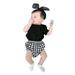 Kiplyki Flash Deals Baby s Set Newborn Infant Girls Tops+ Plaid Shorts Outfits Summer Set