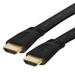 Cmple Flat HDMI Cable â€“ High Speed HDMI Cord with 4K Ultra HD 3D 2160p HDCP and Audio Return Compliant - 15 FT Black