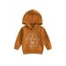 Canis Children s Halloween Hoodies with Letter Print Sweatshirts