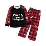 BKQCNKM Christmas Pajamas for Kids Christmas Pajamas Family Christmas Pajamas Matching Sets Christmas Matching Pajamas Adult Kids Christmas Family Pajamas Sets Kids Pajamas Red 100(Kid)