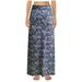 Homenesgenics Spring Dresses for Women Holiday A-Line Maxi Flared Dress Women Summer Fashion Skirt High Waist Long Dress Bohemian Skirts/Blue-CyberÂ·Monday Deals