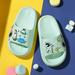 AOOCHASLIY Black and Friday Kids Shoes Children s Slippers Boys and Girls Baby Cute Soft Bottom Slippers Bathroom Non-slip Sandals