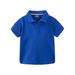 LittleSpring 4T Toddler Royal Blue Polo Shirt for Boys Short Sleeve School Uniform Pique Polo T Shirt Classic