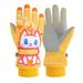 Children Winter Skiing Cartoon Printed Gloves Warm Gloves Cute Printed Gloves Riding Gloves Kids Windproof Gloves Stylish Comfy Mittens